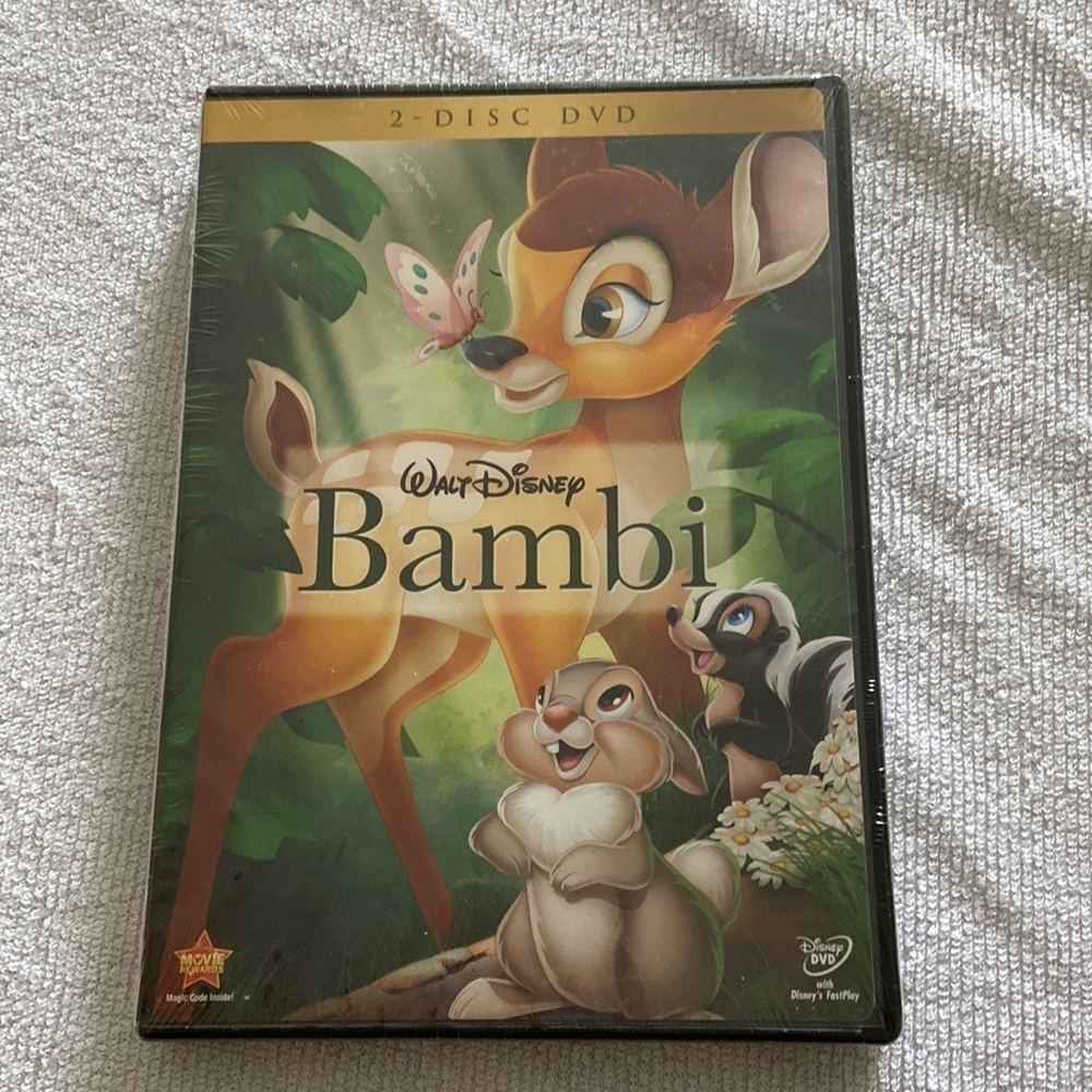 DISNEY Bambi 2-disc DVD new/sealed.